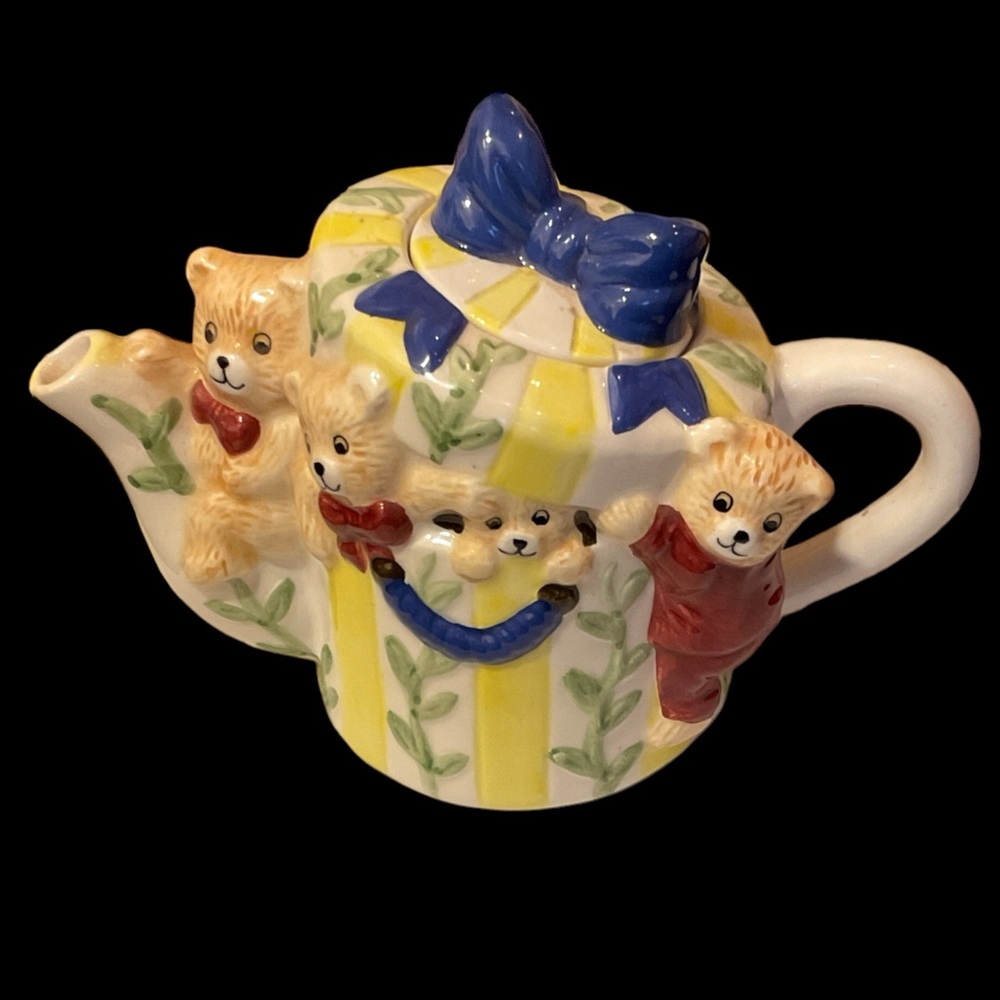 Cardinal Tea Nee Teddy Teapot Collection Gift Tea